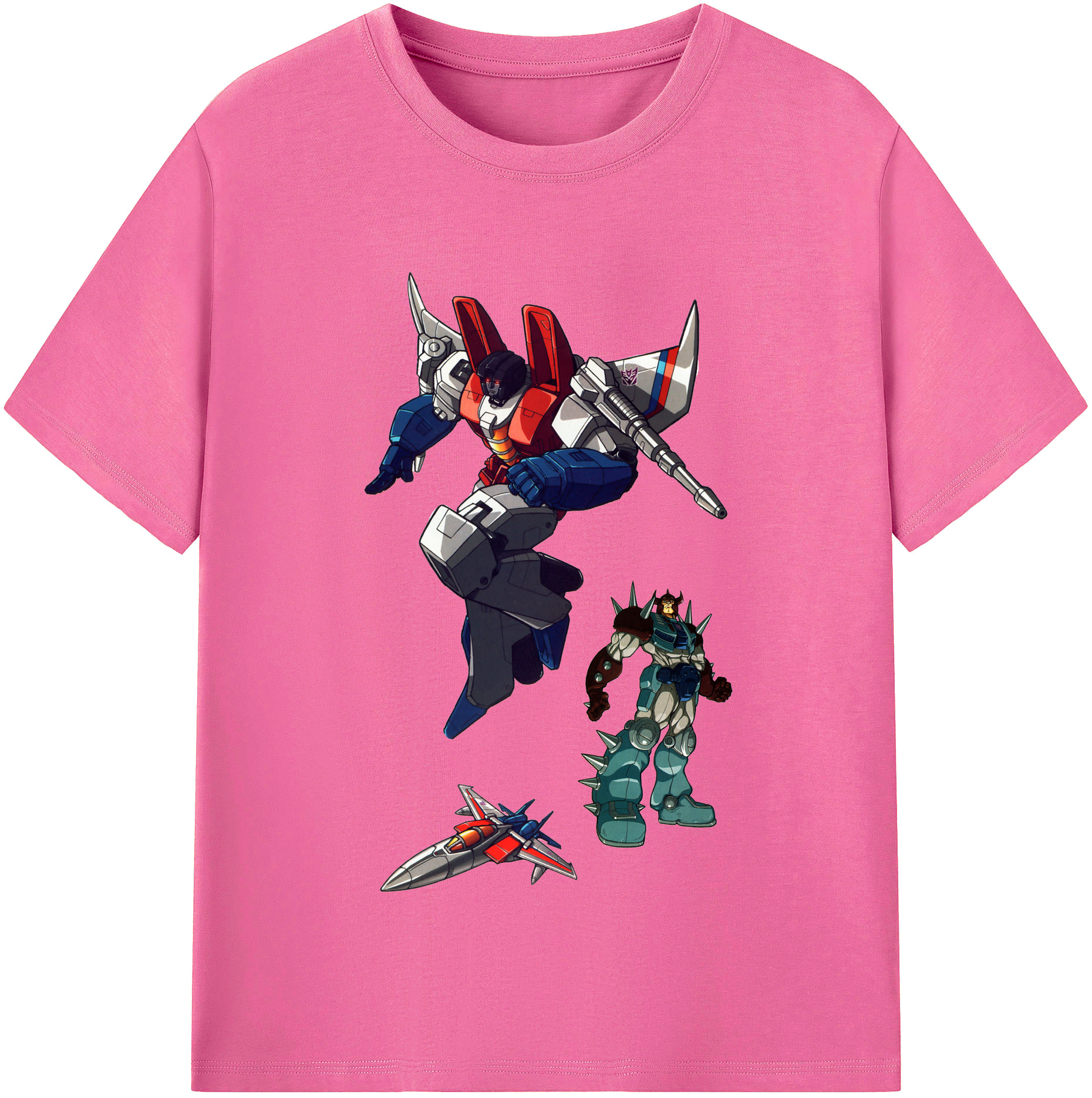（画像用）  レディースカジュアルプリントTシャツ（綿100％）